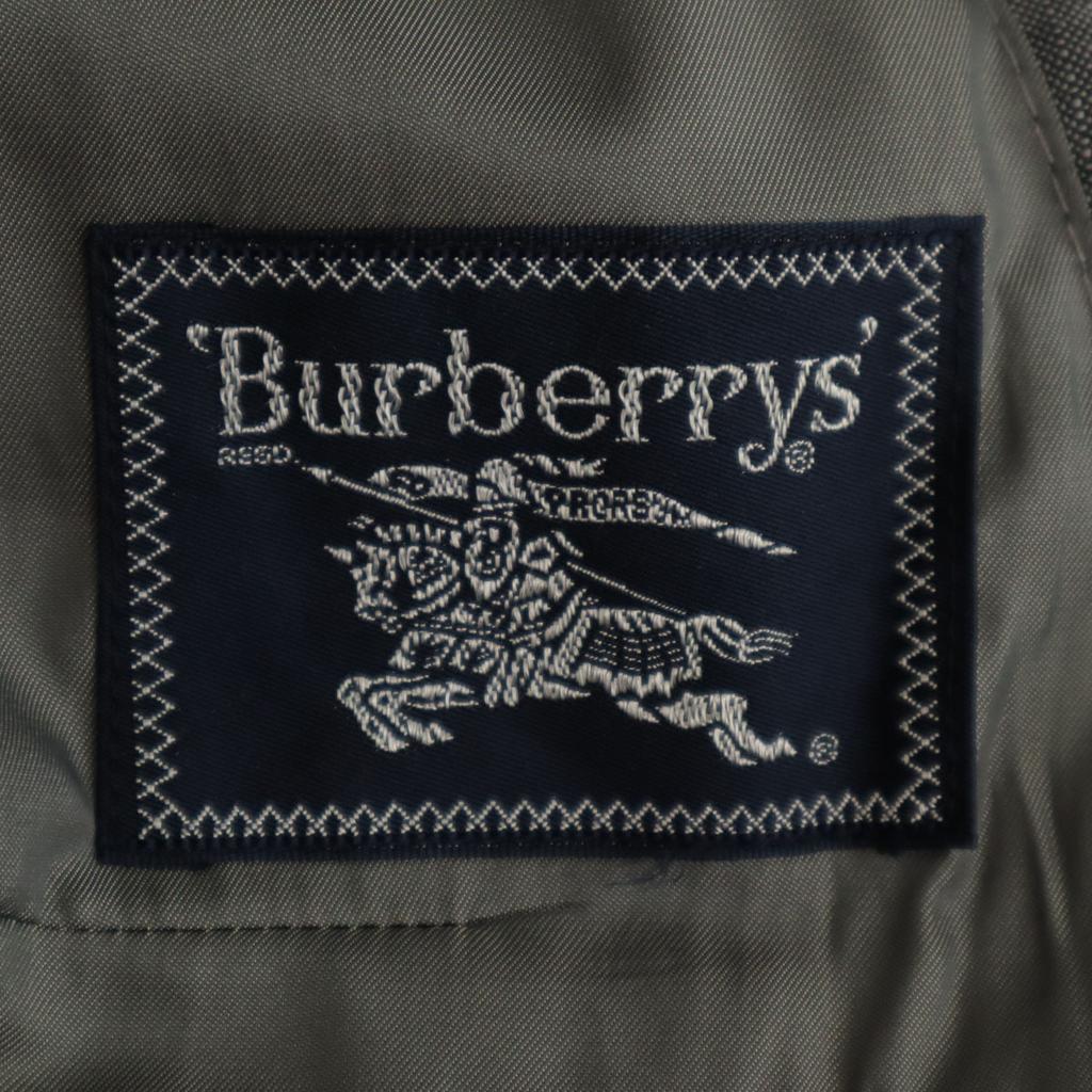 Burberrys 90s Old Striped Pattern tailored jacket BE4 gray Men's Used