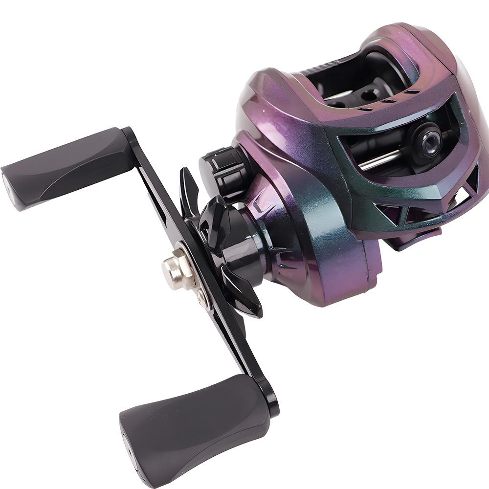 Катушка для спиннинга Chameleon All-Metal No Backlash Baitcasting Reel, Anti Seawater, Long Cast для ловли черного окуня и аспиуса на плоту.