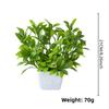 4pcs Artificial Potted Plants Small Faux Greenery for Living Room Bedroom Office Desk and Shelf Set with Natural Looking Leaves