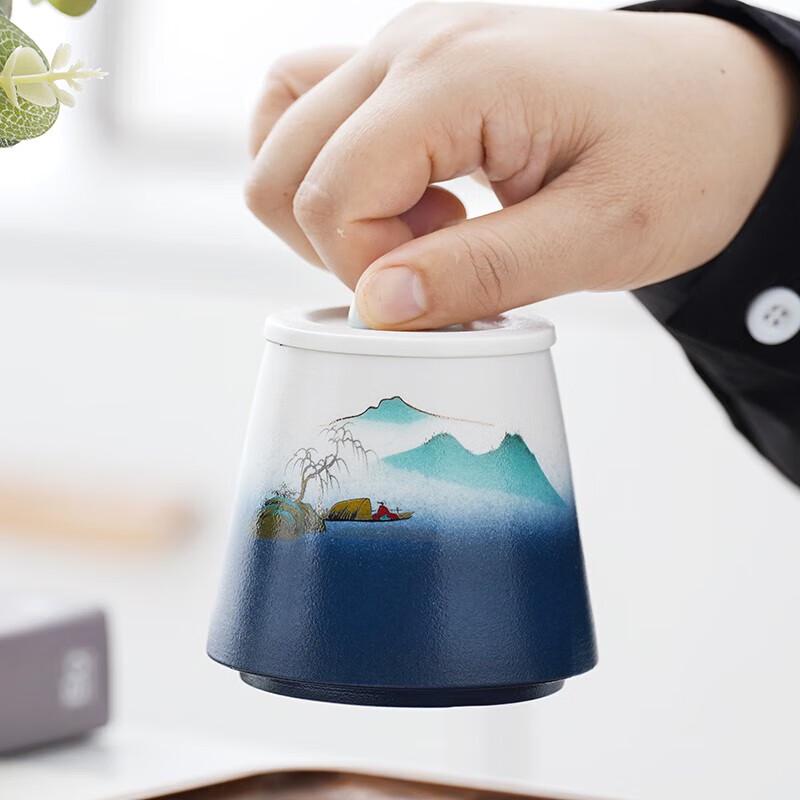 High-End Ceramic Tea Set Gift Box