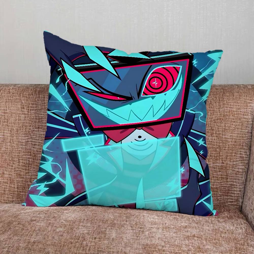 HHazbin Comedy Hotel VVox Pillow Case For Home Bedroom Car Office Decoration Living Room Sofa Cushion Cover Suitable