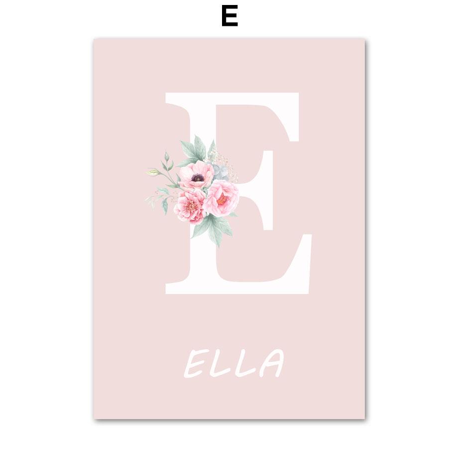 Pink Angel Girl Sun Moon Cloud Swan Castle Wall Art Nursery Canvas Painting Nordic Posters Prints Pictures Baby Kids Room Decor