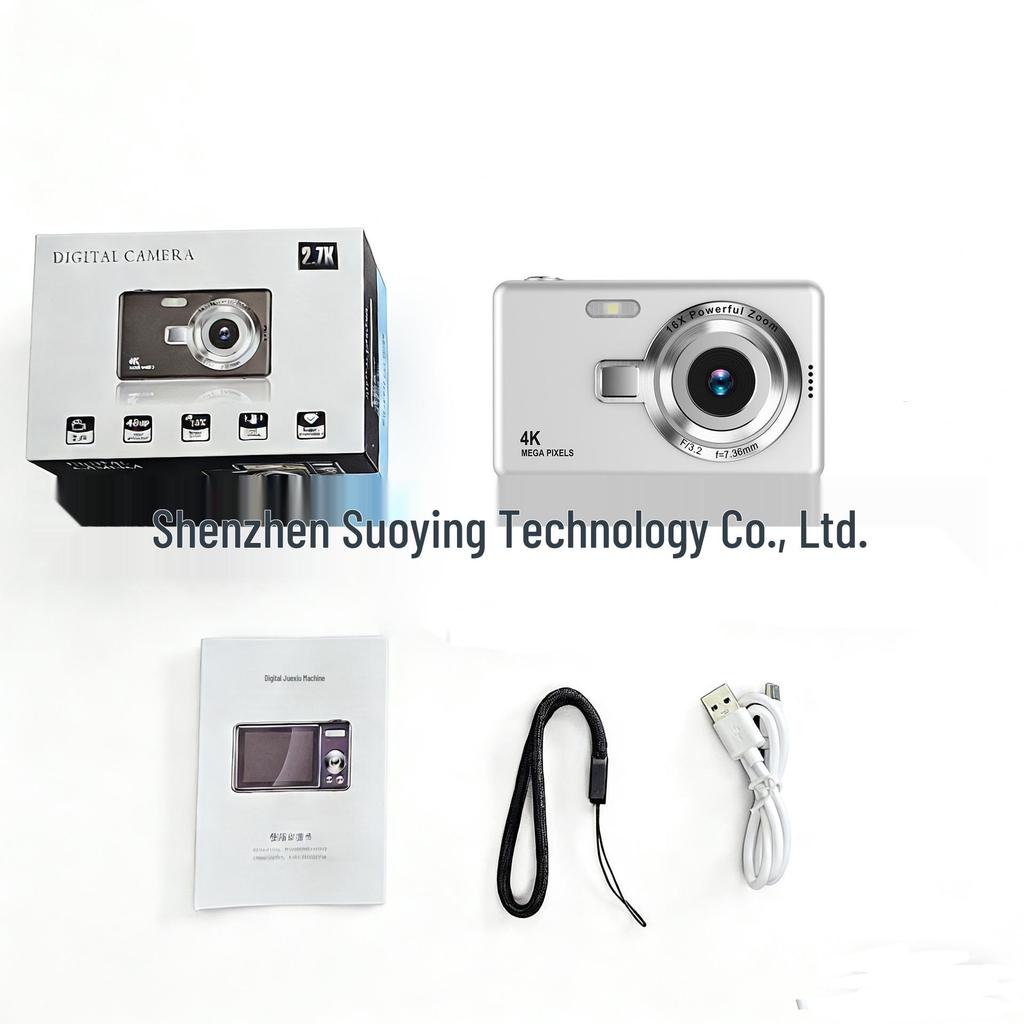 Q12 Retro CCD Digital Camera for Photos & Videos - Portable Student & Children's Holiday Gift
