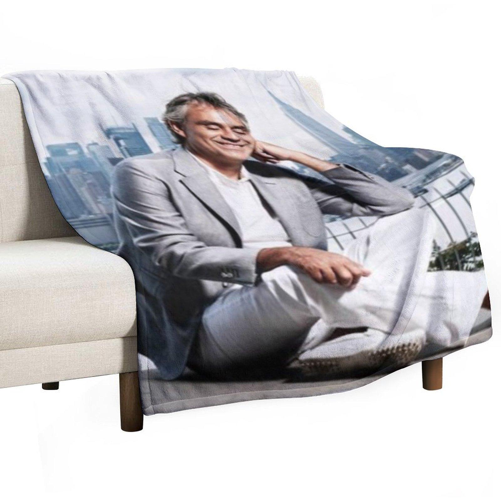 Andrea Bocelli Throw Blanket Sofas cosplay anime anime Loose Blankets 30x40in