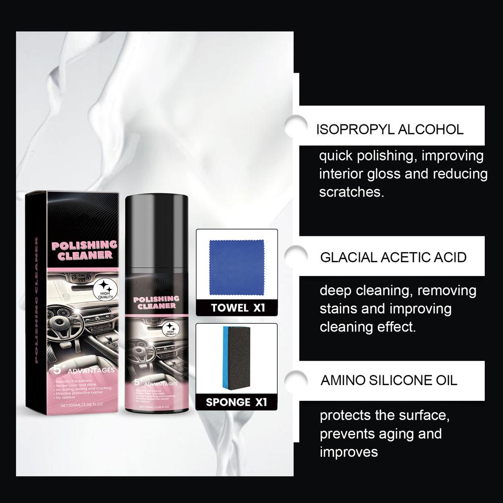 Car Plastic Refurbishing Agent Plastic Crystal Coating Agent Car Plastic Retreading Agent Auto Interior Coating