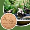 Bird Bath Disk Copper Cleaning Disk Feeder Accessories Triple-Point Support Purification Disc For Outdoor Cleaning Water Bowl