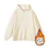 500GSM Heavyweight Cotton Hoodie Men Fleece Lined Winter Sweatshirt Casual Streetwear
