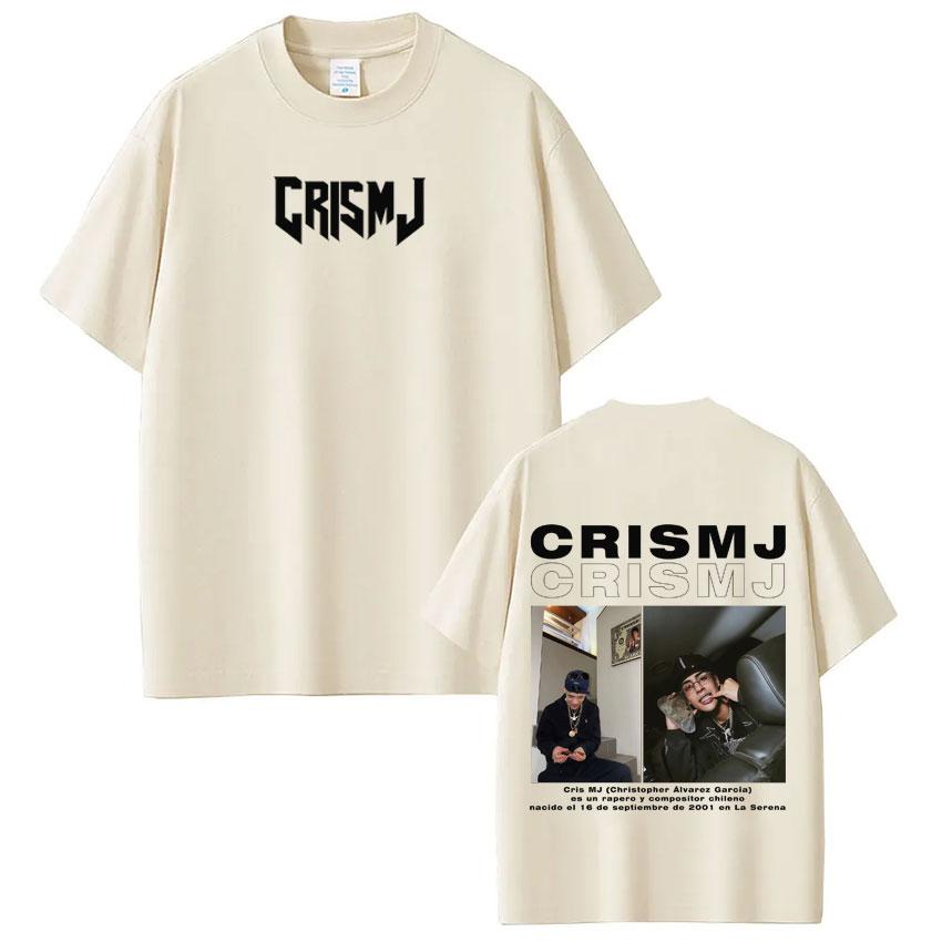 Rapper Cris Mj Tour 2026 Merch Tshirts Men Women Harajuku T Shirts High Quality pure Cotton Shortsleeved Vintage Hiphop Top