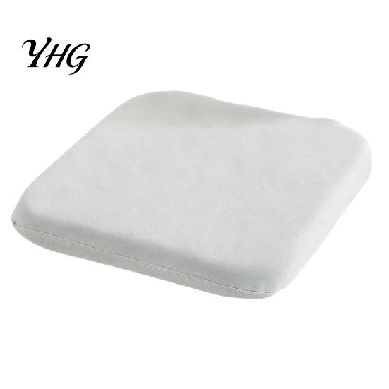 Cozy Fleece Seat Cushion for Winter Memory Foam Chair Cushion, Thickened Dining Pad with Straps, Replacement Wooden Chairs Non-Slip Backing, Washable