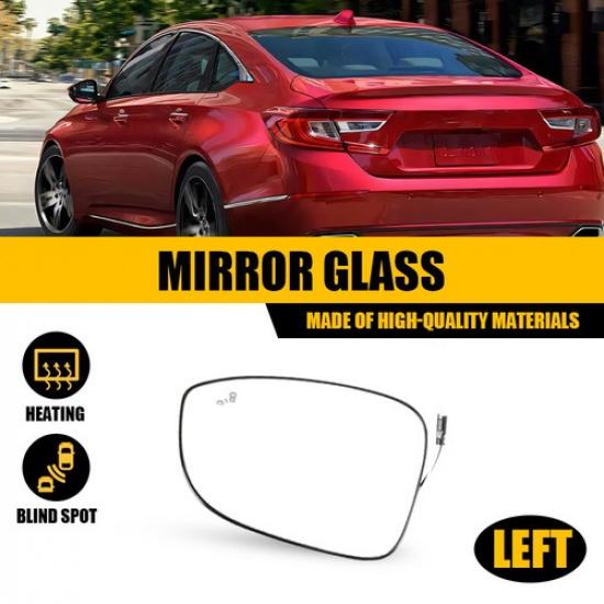 Mirror Glass Flat Heated Blind Spot Driver Passenger For 2018- Honda Accord