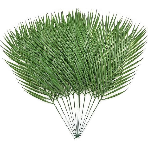 PASYOU Fake Leaves Plants for Christmas Decor, Gold Artificial Shrubs Grass Foliage Plastic Bulk Leaf Indoor Outdoor Home Garden Party Hotel Verandah