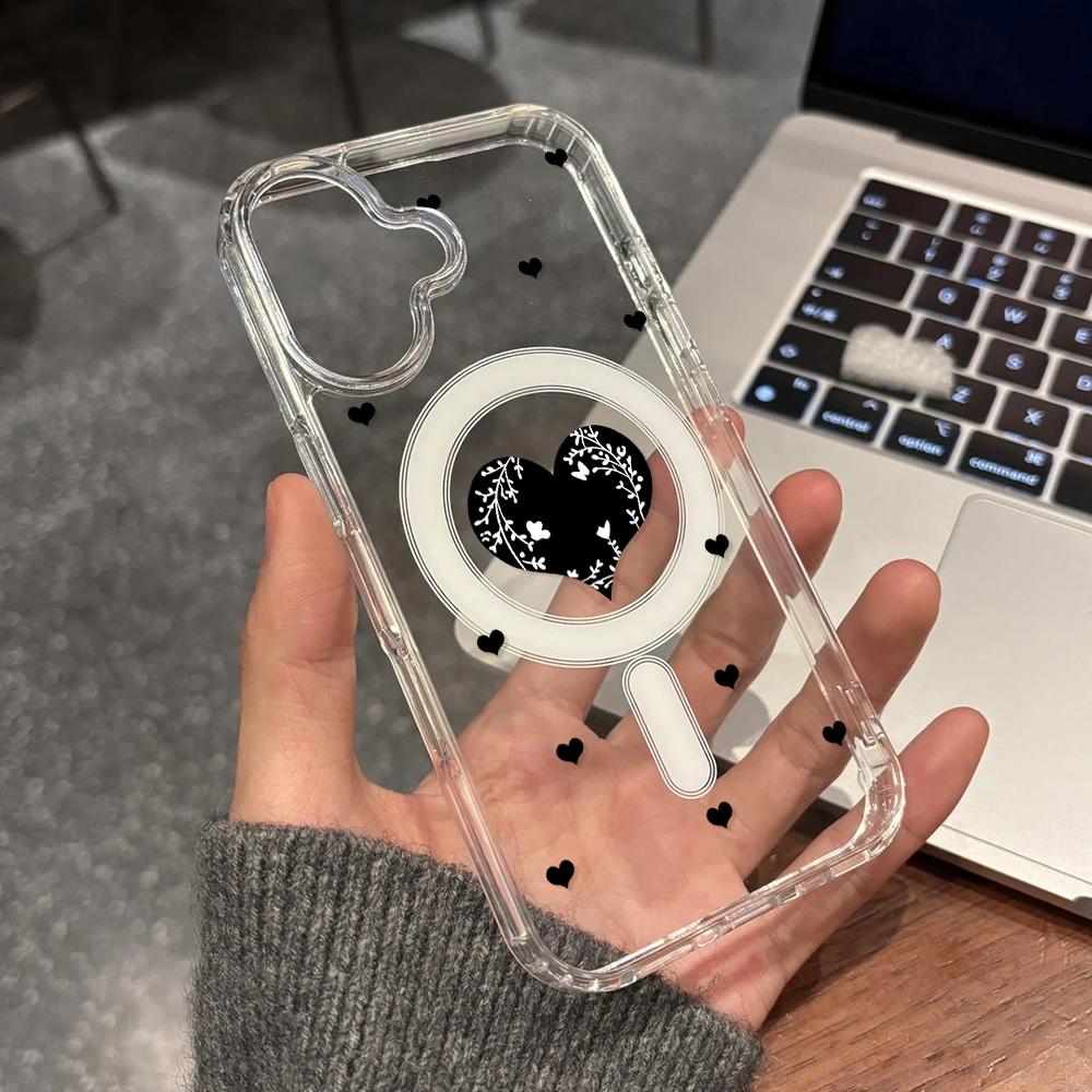 Magnetisk telefondeksel for iPhone 11 12 13 iPhone 13 14 15 Pro 15 16 Pro Max Samsung A15 A16 A25 A26 A55 A56 S25 S24 S22 S23 Ultra S25 Edge