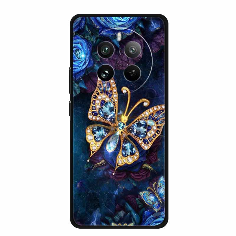 For OPPO Realme 12 4G Case TPU Animals Soft Silicone Back Cover Phone Cases For Realme12 4G Wolf Protective Original Cool Funda