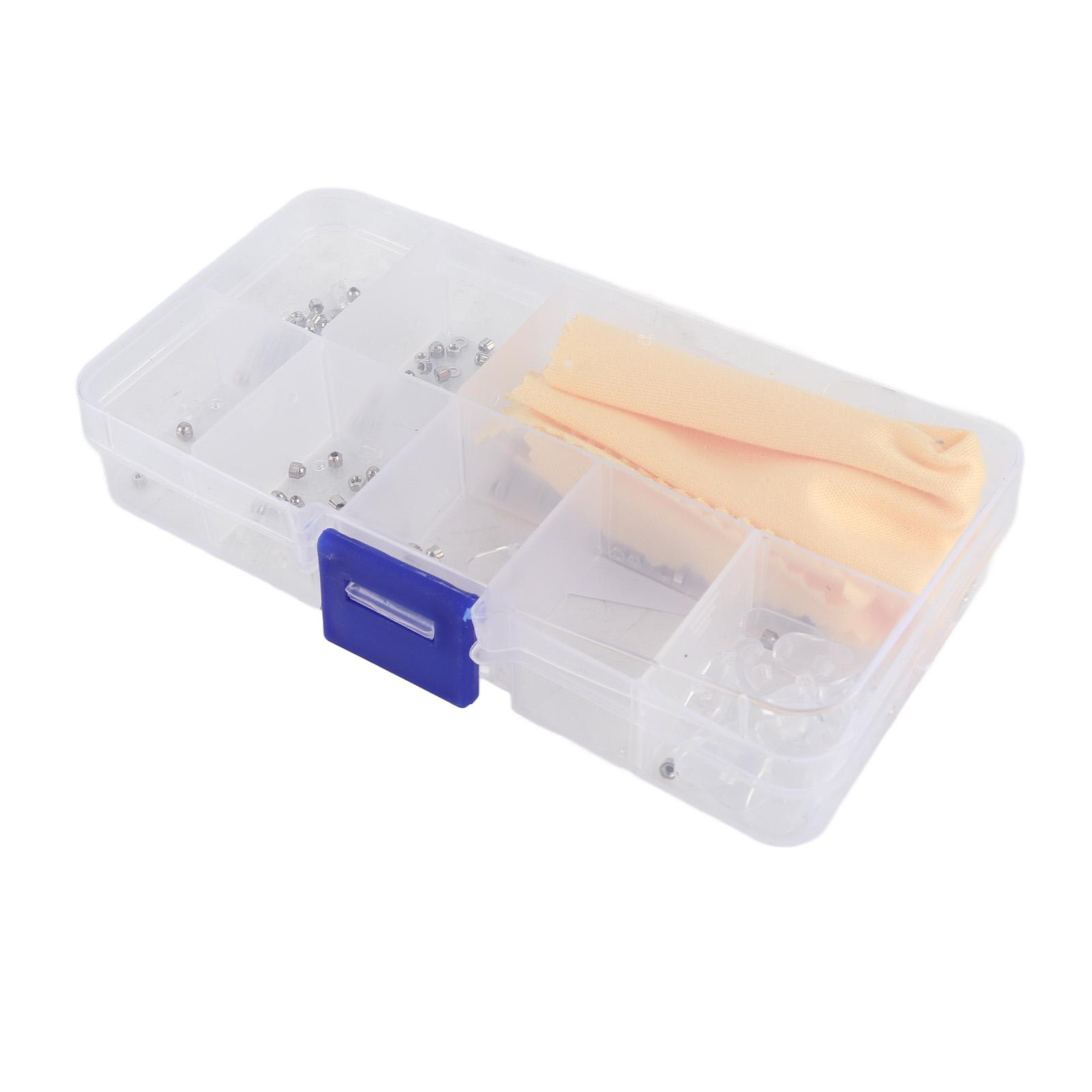 

Набор винтов для очков, набор для ремонта оправы, шайбы, опора для носа, отвертка, биты, аксессуары 120 шт.