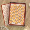 1Pc 42x29.5cm Silicone Baking Mat For Oven With 30 Circles Non Stick Heat Resistant Bakeware Sheets For Baking Cookie Macaron