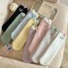 Cute Cartoon Socks Women'S Coral Fleece Thickened Winter Tube Socks Three-Dimensional Ear Embroidery Japanese Women'S Socks