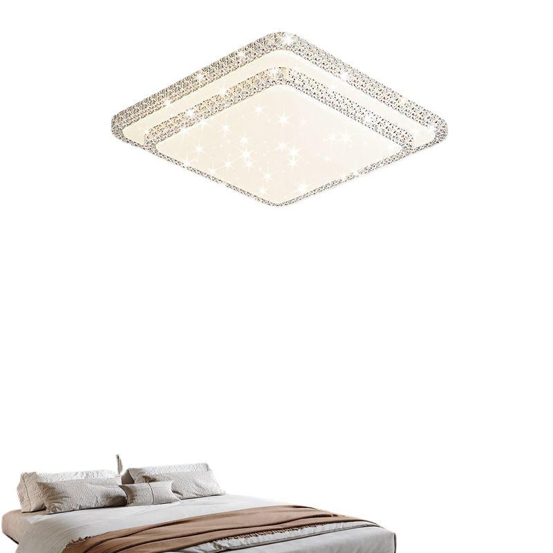 Ultra-bright Modern LED Crystal Ceiling Light for Bedroom and Living Room