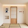 Retro Green Dress Metal Wall Art 8x12 Inch, Vintage Japanese Woman Portrait Iron Sign for Living Room Home Decor