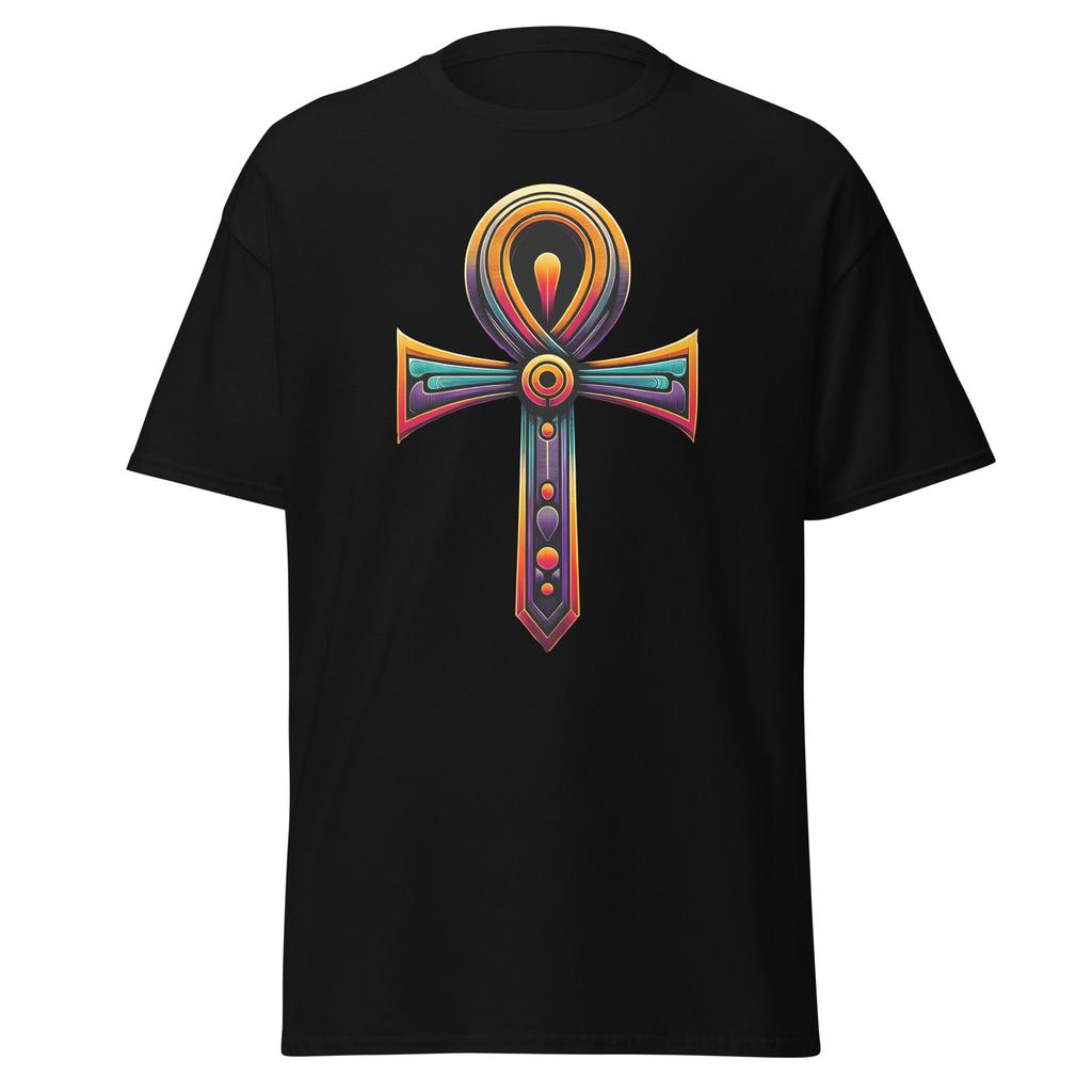 Key Of Life Ankh Egyptian Hieroglyphic Symbol Short Sleeve Shirt