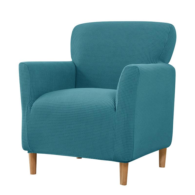 1Pc Armchair Cover Removable Stretch Tub Arm Chair Slipcover Solidastic Single Sofa Slipcovers For Study Bar Counter