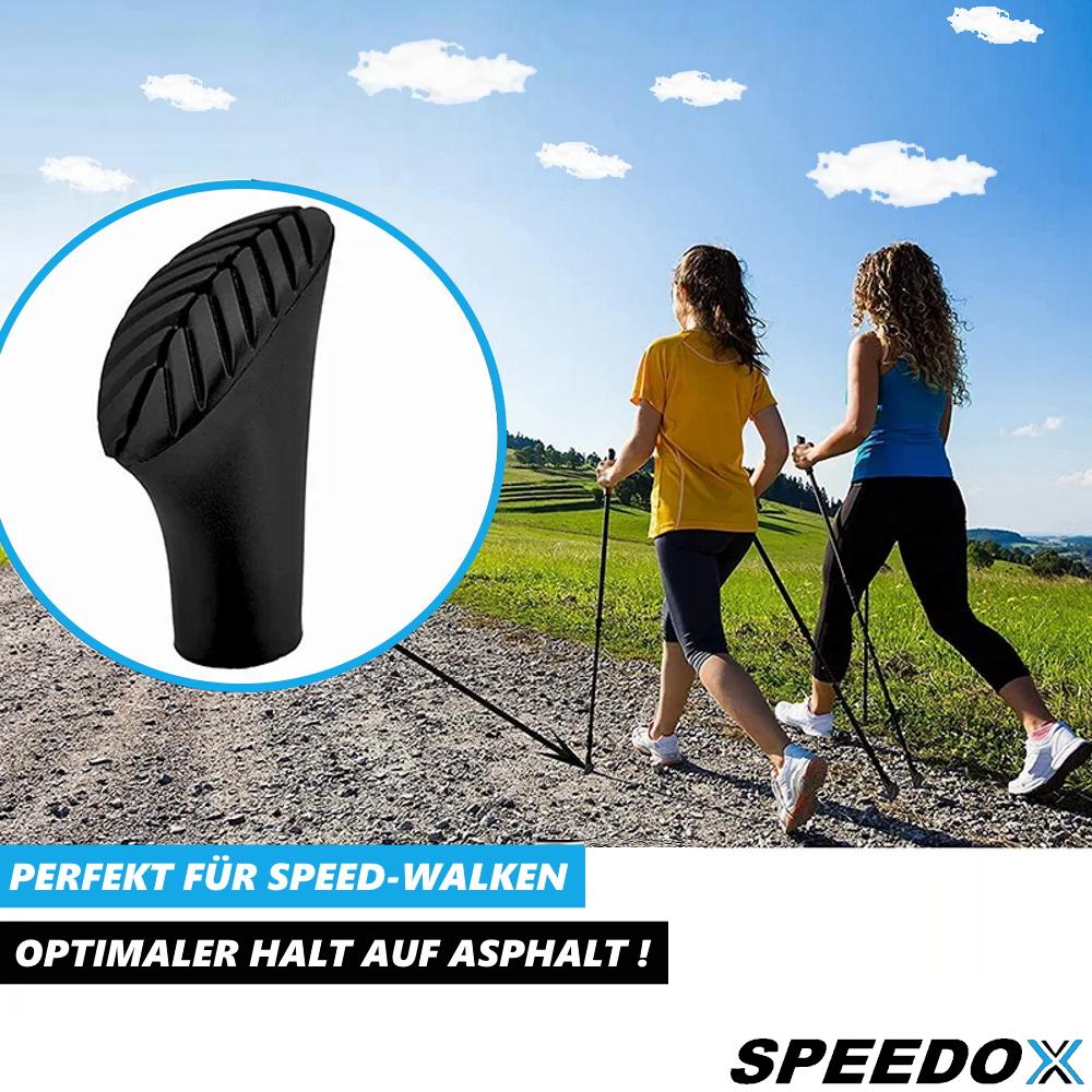 SPEEDOX Hiking Poles Speed Attachments [14pcs] Nordic Walking Rubber Buffer Trekking