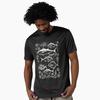 Fish 90s Vintage Tattoo Style Gift T Shirt for Fisherman 100 Cotton Printed Tee Short Sleeve Graphic Clothes All Size Tops S6X