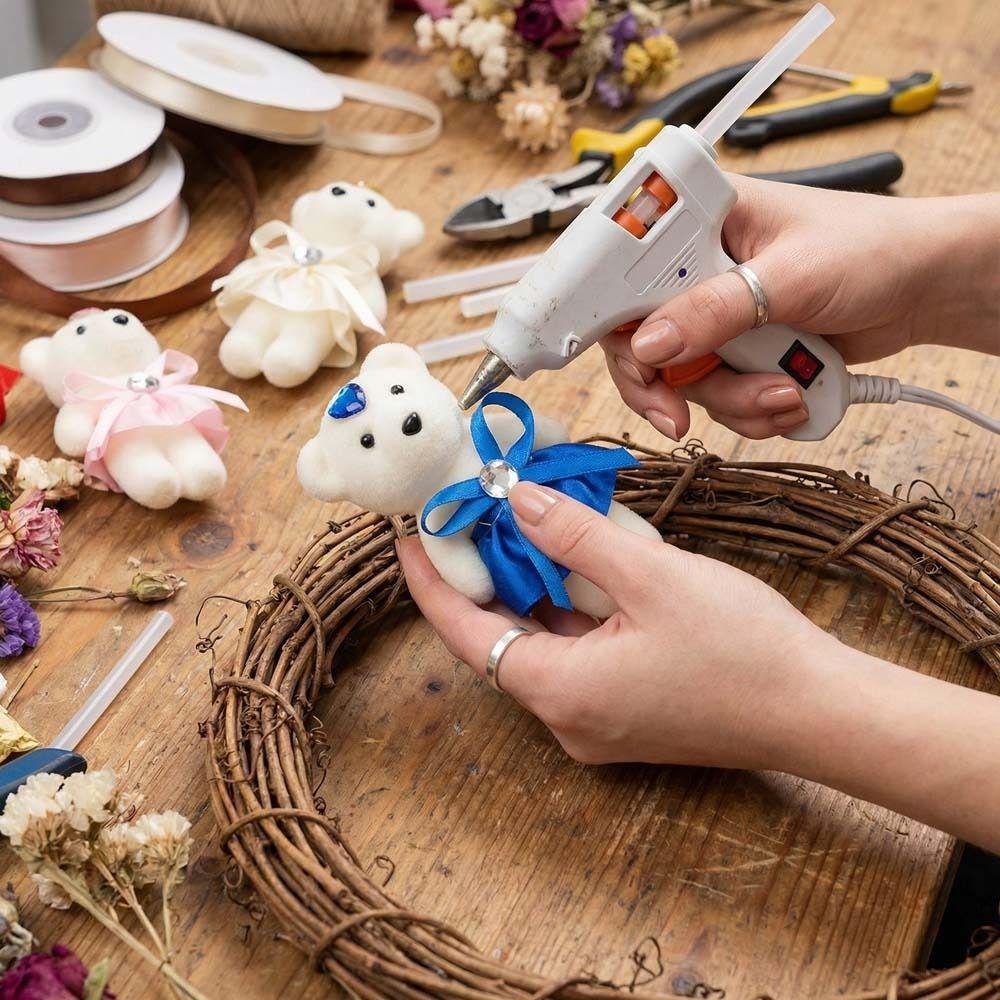 10pcs/set Plush Doll Bear Plush Foam Toys Foam Bear Cartoon Bouquet Doll  Kids/Children Toys