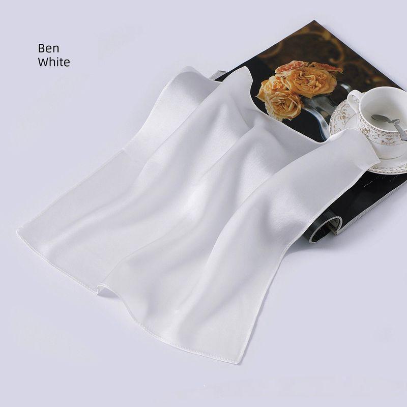 

100% Тутовый шелк Шелковый платок Однотонный Красота Уход за кожей Шелковый платок Креп-сатин Однотонный платок Разноцветный по желанию