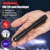 Powerful LED UV/Red Light with Clip Mini Pocket Ultra Bright Inspection Flashlight For Camping Outdoor Emergency Flashlights