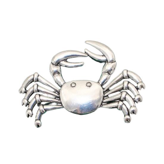 jijijing Crab Napkin Ring, Reusable Metal Holder, Coastal Holder for Summer Gatherings Beach House Parties