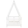 Children S Bed White 70x140 Cm Solid Pine Wood
