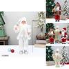 Christmas Santa Figurine Standing Holiday Decor For Home Windows