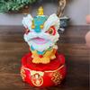National Trend Lion Dance Ornament - Cute Car & Desktop Decoration, Tea Table Spinner Gift
