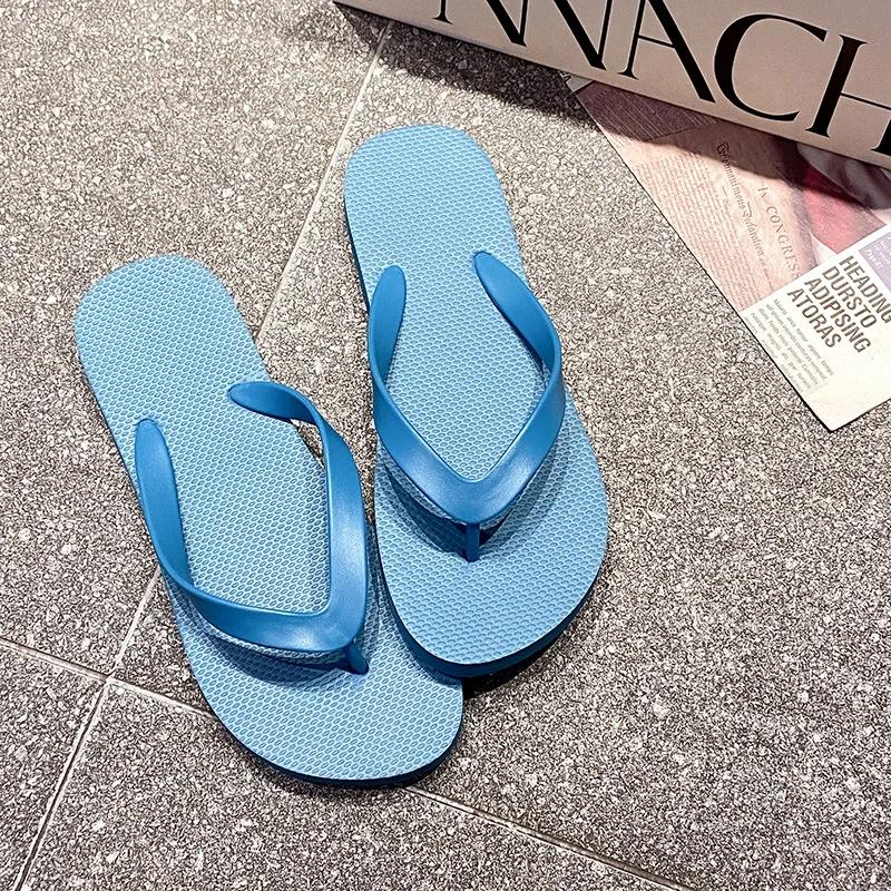 

Модные летние шлепанцы Женские тапочки Плоские сандалии Домашний цвет ЭВА Легкая обувь для женщин Повседневные шлепанцы Дропшиппинг 2025 44-45
