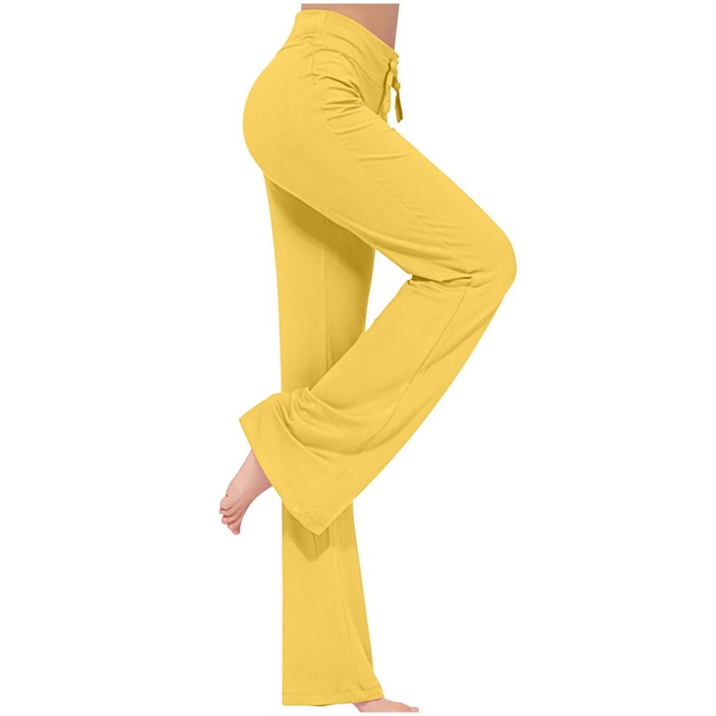 Women's Loose High Waist Wide Leg Pants Workout Out Leggings Casual Trousers Yoga Gym Pants