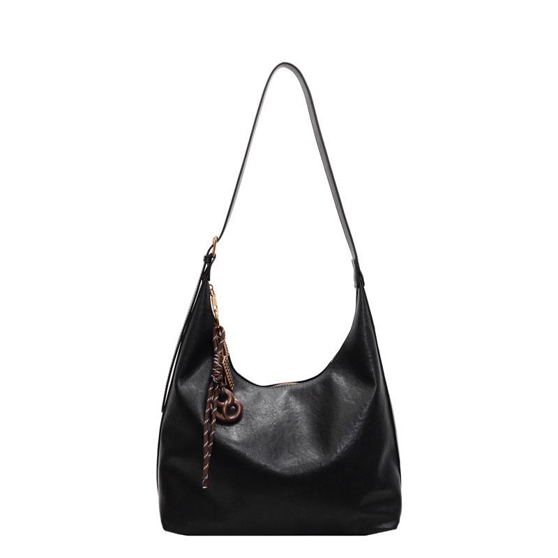 Large-capacity Simple Bag Women's Autumn and Winter New Trendy Fashion High-end Shoulder Bag Casual Commuter Bag