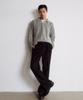 DUSTYWHITE Gray Alpaca Knit Polo Shirt