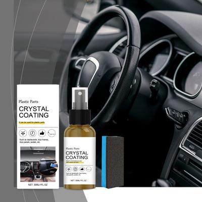 Plastový povlakový sprej pro automobily, Leštění palubní desky interiéru, Údržba, Ochrana proti prachu a Keramický povlakový sprej 30 ml