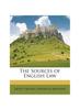 The The Sources of English Law Book