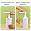 1Pcs Sauce Pressure Nozzle Bottle Pump Containers Syrup Pumps Dispenser Replacement For Coffee Kitchen Seasoning Liquid