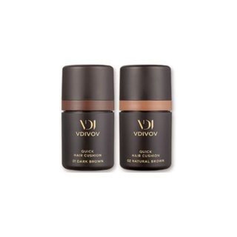 VDIVOV - Quick Hair Cushion - 2 Colors #01 Dark Brown
