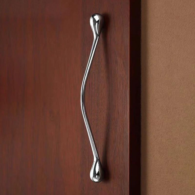 Solid Retro Cabinet Handles French Style Zinc Alloy Gold Silver for Bedroom Wardrobe Drawer Kitchen Cupboard DIY Home Makeover