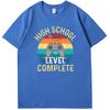 High School Level Complete Gamer Tshirt Summer Tops  Tshirt New Arrival Goods New Shirts And Tshirts Cotton Mens Tshirts