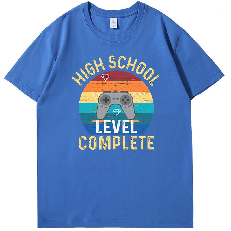 High School Level Complete Gamer Tshirt Summer Tops Tshirt New Arrival Goods New Shirts And Tshirts Cotton Mens Tshirts