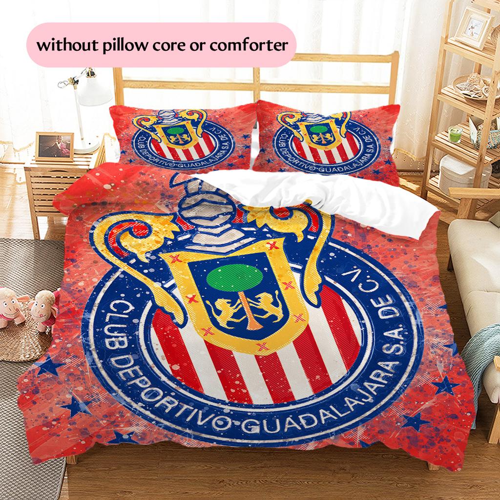 Guadalajara Pattern Bedding Quilt Set Home Decoration Gift (1 * duvet cover + 2 * pillowcase without core)