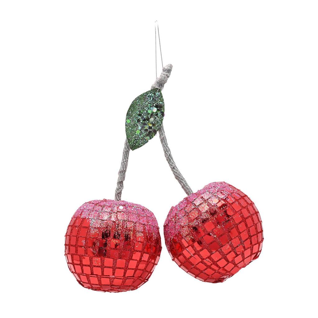 Disco Ornament - Cherries 8cm