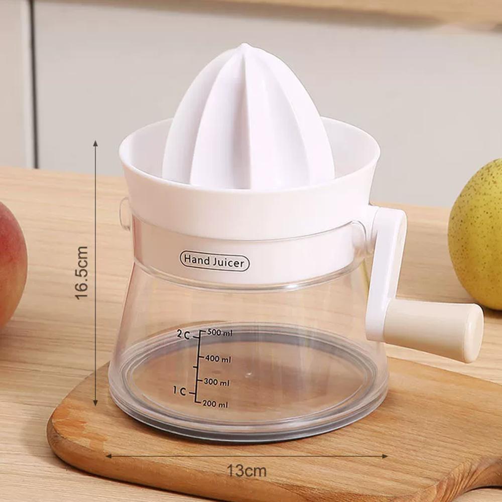 1PC Household Hand Juicer Small Manual Fruit Juicer Orange Lemon Juicer Fruit Residue Separator