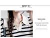 2026 Summer Striped Knit V-Neck Mid-Length Maternity Dress