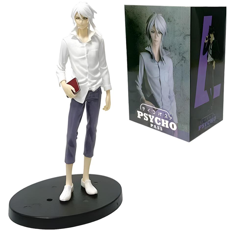 PSYCHO-PASS 18cm Makishima Shougo & Kougami Shin'ya Anime PVC Action Figure Cool Collectible Dolls Desk Ornament