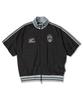 Travel Jersey Track Short Sleeve Jacket Black